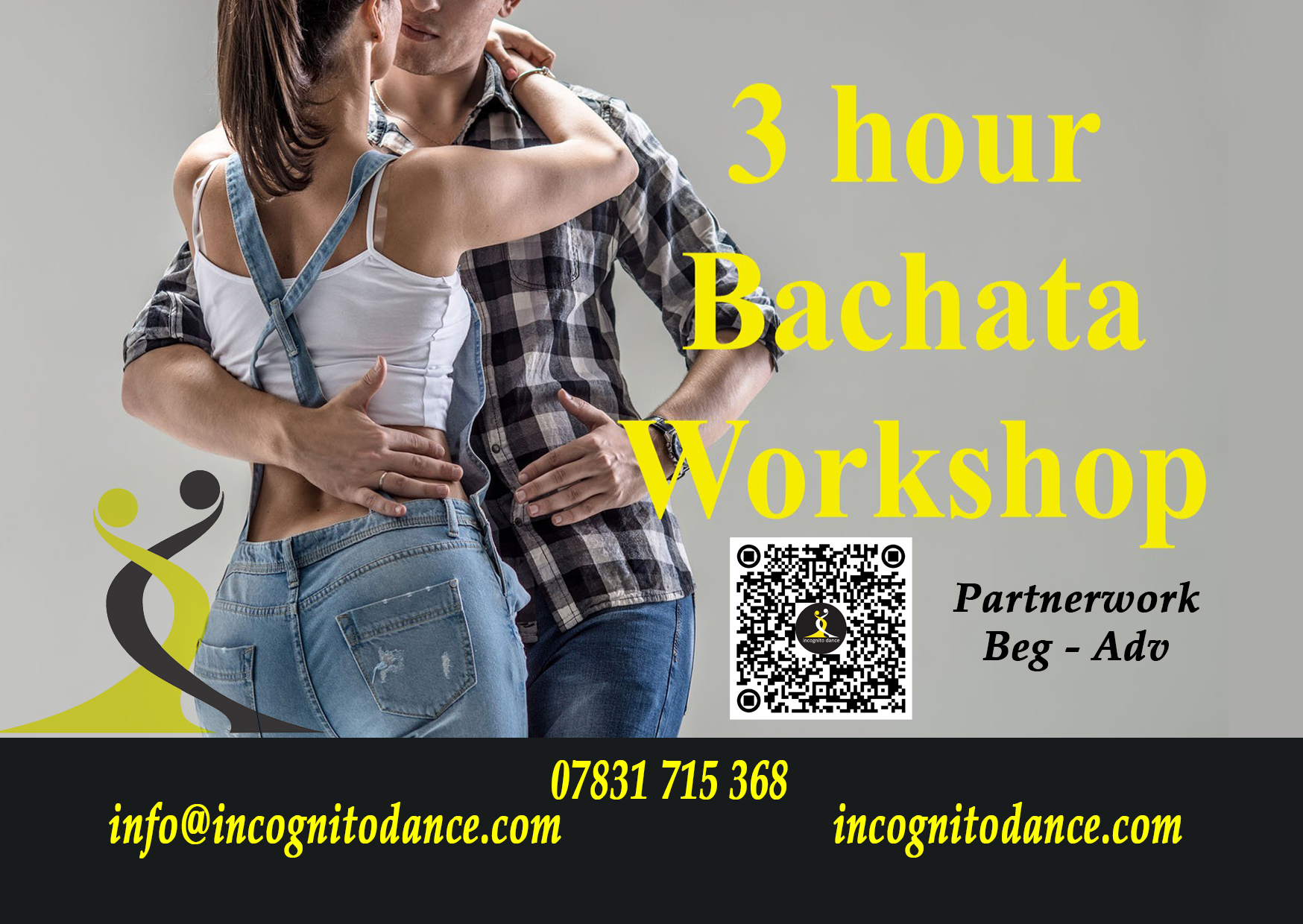3 hour Bachata Workshop - All levels