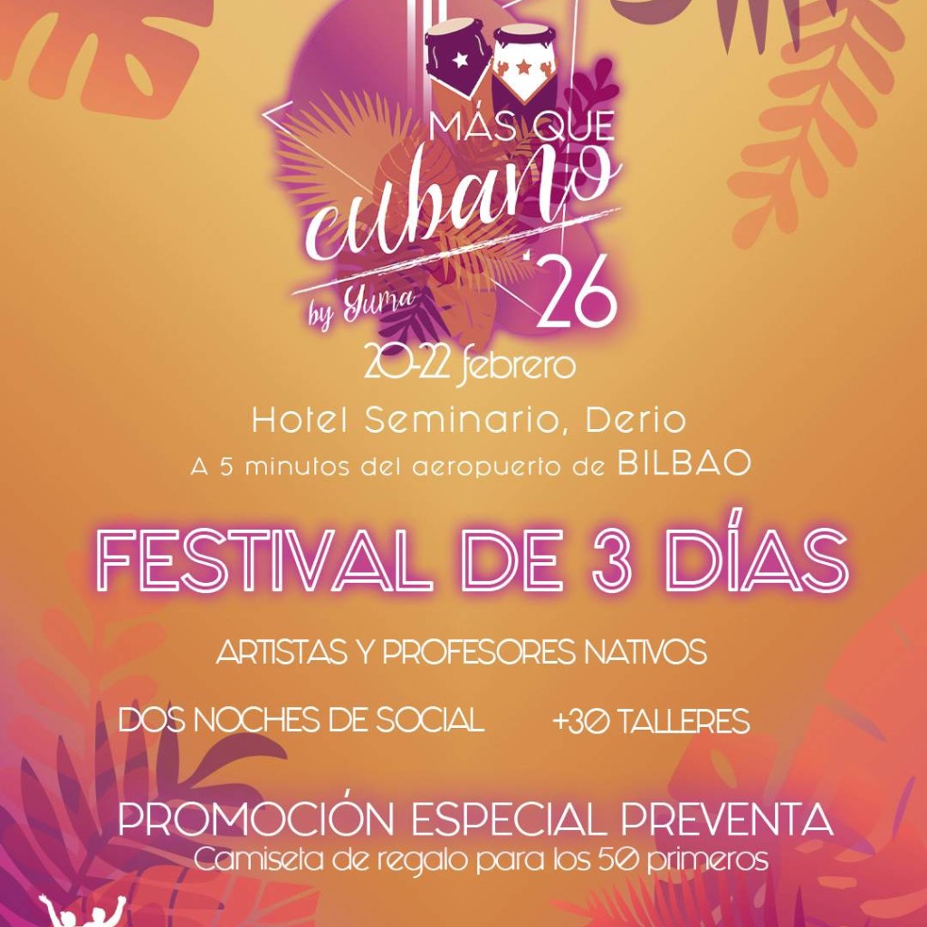 Más que Cubano Festival BILBAO 2026 (4ª Edición)