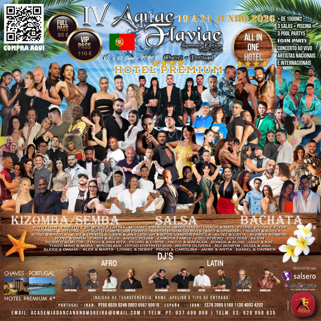 IV AQUAE FLAVIAE SUMMER EDITION 2026 BY NUNO MOREIRA