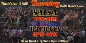 Salsa class and Bachata Class Thursday night
