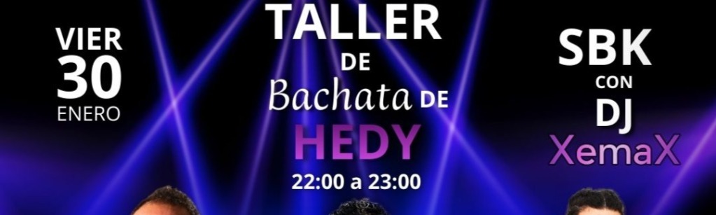 Social y taller de bachata de Hedy en vintage