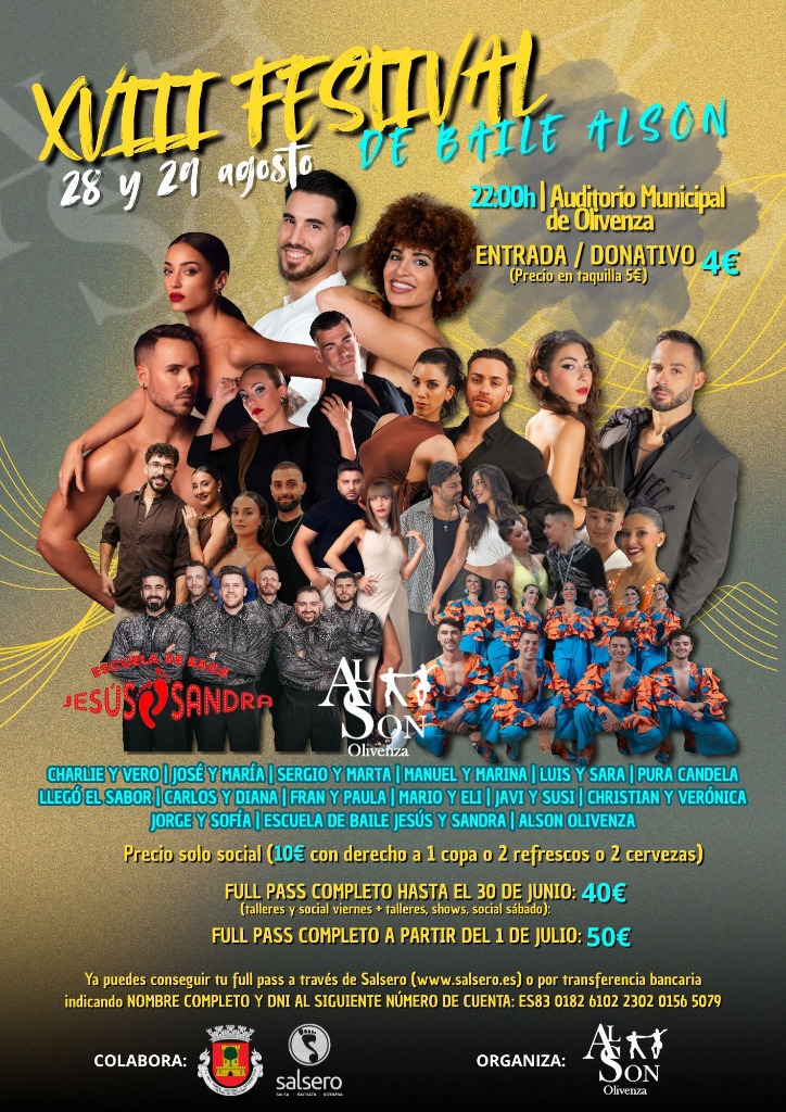 XVIII FESTIVAL DE BAILE ALSON OLIVENZA